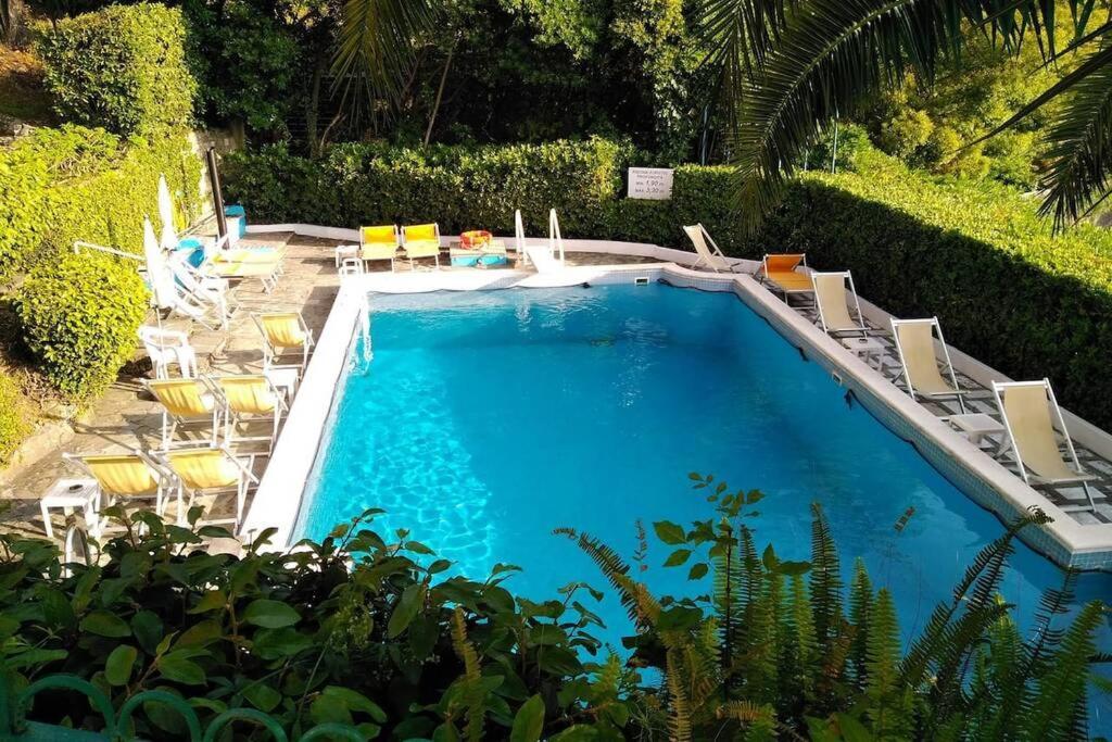 Portofino Appartamento Vista Mare Con Piscina Rapallo Eksteriør bilde